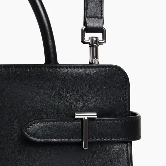 Brand New- Le Tanneur Emie Medium Handbag in Smooth Leather 🖤✨ - Picture 2 of 16